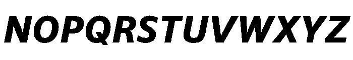 WTSaltburn HeavyItalic Instance Font UPPERCASE