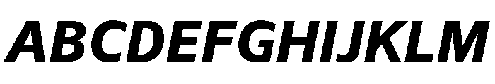 WTSaltburn HeavyItalic Font UPPERCASE
