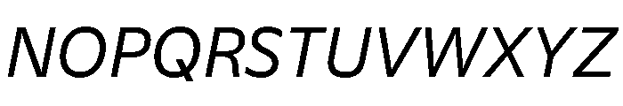WTSaltburn Italic Font UPPERCASE