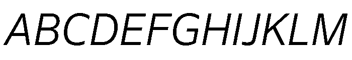 WTSaltburn LightItalic Font UPPERCASE