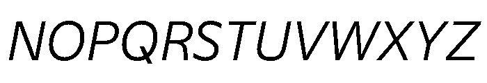 WTSaltburn LightItalic Font UPPERCASE