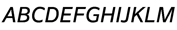 WTSaltburn MediumItalic Font UPPERCASE