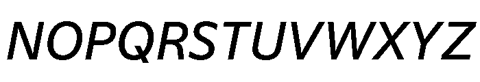WTSaltburn MediumItalic Font UPPERCASE