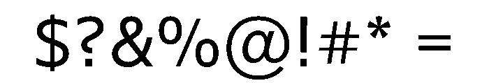 WTSaltburn Regular Instance Font OTHER CHARS