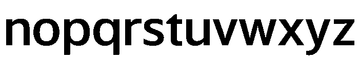 WTSaltburn SemiBold Instance Font LOWERCASE