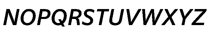 WTSaltburn SemiBoldItalic Instance Font UPPERCASE