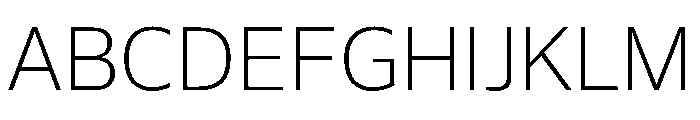WTSaltburn Thin Instance Font UPPERCASE