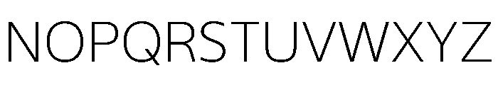 WTSaltburn Thin Instance Font UPPERCASE