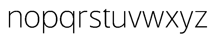 WTSaltburn Thin Instance Font LOWERCASE