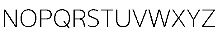WTSaltburn Thin Font UPPERCASE