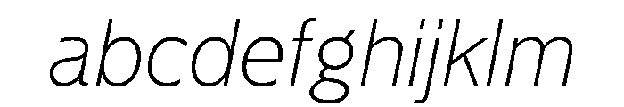 WTSaltburn ThinItalic Instance FONT