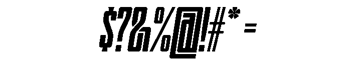 WTSkrappa CondIta Font OTHER CHARS