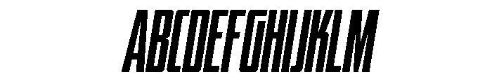 WTSkrappa CondIta Font UPPERCASE