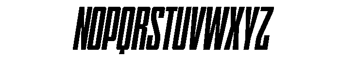 WTSkrappa CondIta Font UPPERCASE