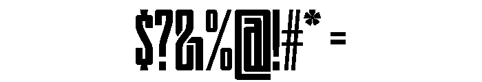 WTSkrappa Condensed Instance Font OTHER CHARS