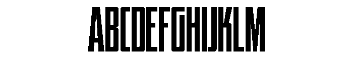 WTSkrappa Condensed Font UPPERCASE