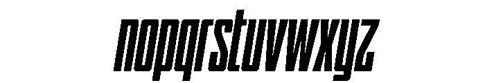 WTSkrappa CondensedItalic Instance Font LOWERCASE