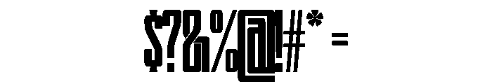 WTSkrappa CondensedTight Instance Font OTHER CHARS