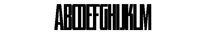 WTSkrappa CondensedTight Instance Font UPPERCASE