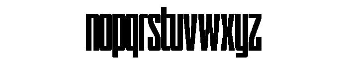 WTSkrappa CondensedTight Instance Font LOWERCASE