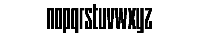 WTSkrappa Condensed Font LOWERCASE