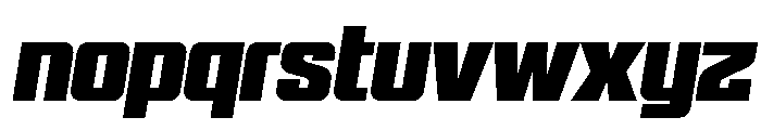 WTSkrappa GenerousItalic Instance Font LOWERCASE