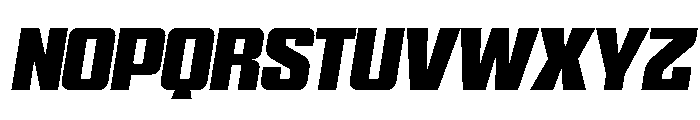 WTSkrappa GenerousItalic Font UPPERCASE