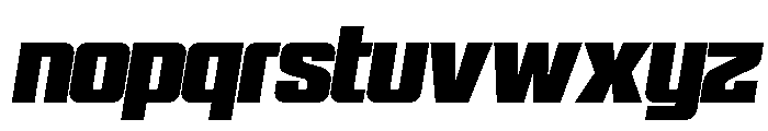 WTSkrappa GenerousItalicTight Instance Font LOWERCASE
