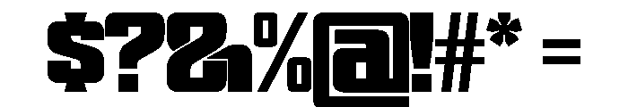 WTSkrappa GenerousTight Instance Font OTHER CHARS
