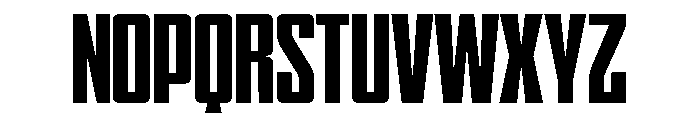 WTSkrappa Narrow Instance Font UPPERCASE