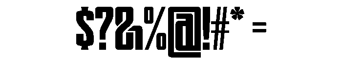 WTSkrappa Narrow Font OTHER CHARS