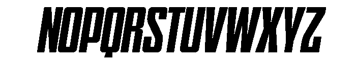 WTSkrappa NarrowItalic Instance Font UPPERCASE