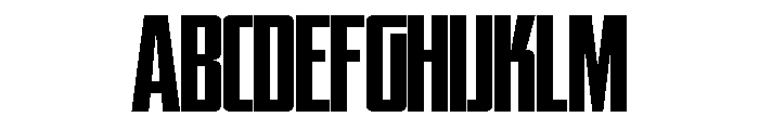 WTSkrappa NarrowTight Instance Font UPPERCASE