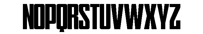 WTSkrappa NarrowTight Instance Font UPPERCASE