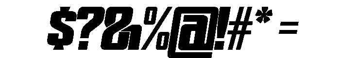 WTSkrappa ReasonableItalicTight Instance Font OTHER CHARS