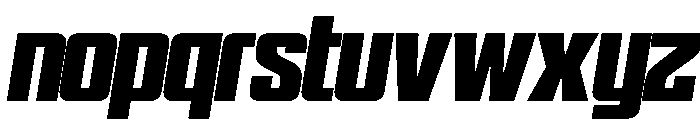 WTSkrappa ReasonableItalicTight Instance Font LOWERCASE