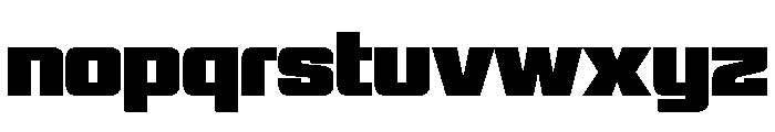 WTSkrappa Wide Instance Font LOWERCASE