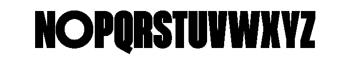 WTVelo Black Font UPPERCASE