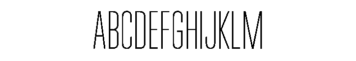 WTVelo ExtraLight Font UPPERCASE