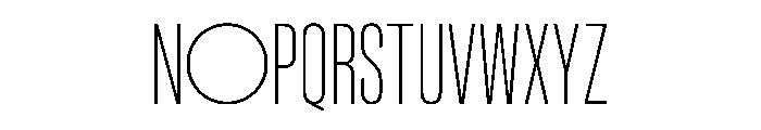 WTVelo ExtraLight Font UPPERCASE