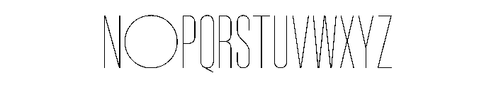 WTVelo Hairline Font UPPERCASE