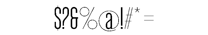 WTVelo Light Font OTHER CHARS