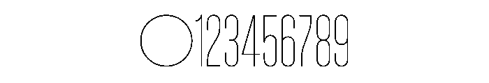WTVelo Thin Font OTHER CHARS