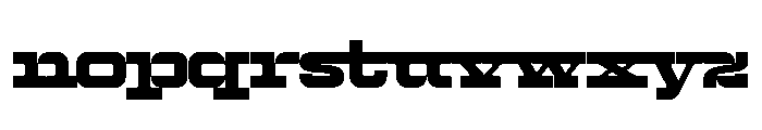 WTZaft P120Grit Font LOWERCASE
