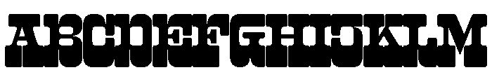 WTZaft2 A1 Font UPPERCASE