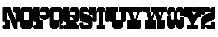 WTZaft2 B1 Font UPPERCASE