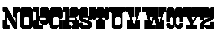 WTZaft2 B2 Font UPPERCASE