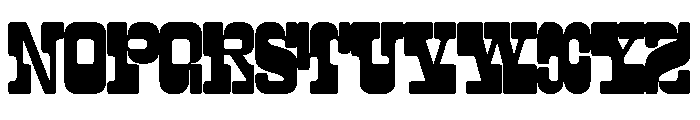 WTZaft2 C1 Font UPPERCASE