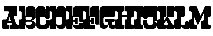 WTZaft2 C2 Font UPPERCASE