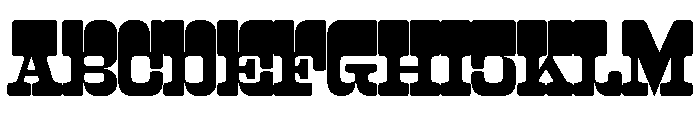 WTZaft2A 2 Instance Font UPPERCASE